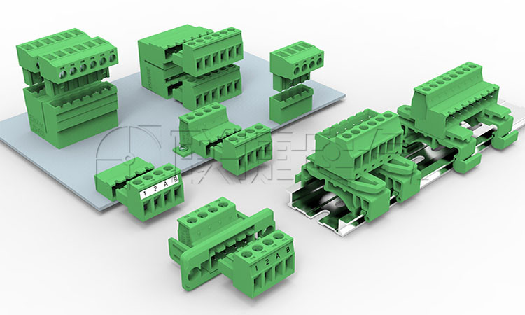 绿色插拔式接线端子 上海联捷